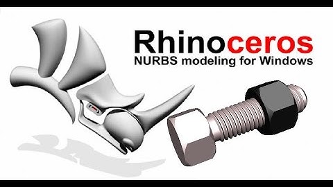 Using Rhino : How to model Bolt & Nut 3d in rhinoceros 5.0