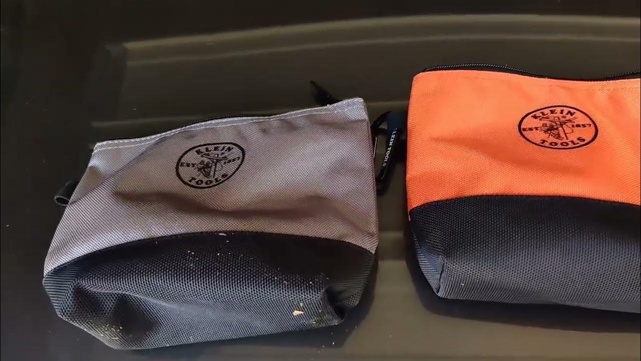 Klein Tools 55470 Utility Bag, Stand Up Zipper Tool Bags Review YouTube
