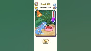 Feed the Lizard DOP 5 level 256 #youtubeshorts #gaming #shorts