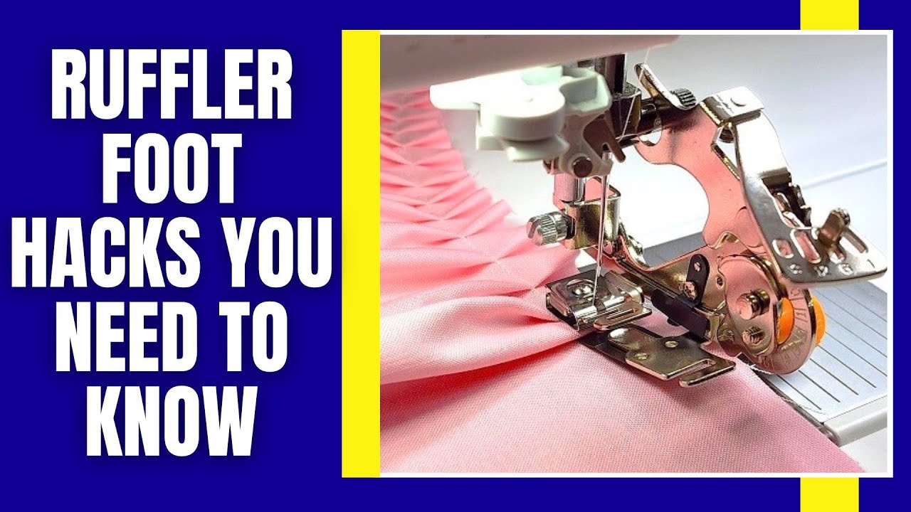 Using Inspira Ruffler Foot How to Use A Ruffler Foot Perfectly📌 Ruffler Foot Hacks You NEED to ...