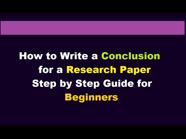 example of conclusion in thesis writing