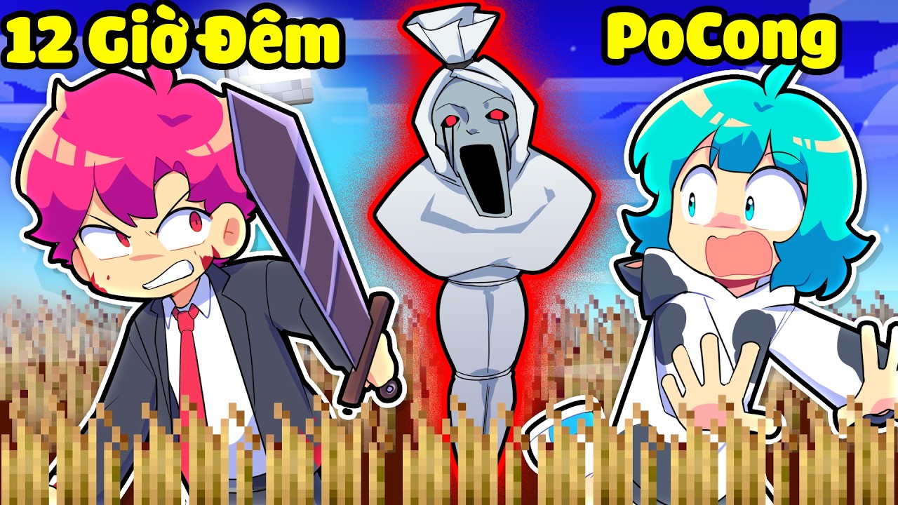 Yummie Rủ H1h4 CHƠI TRÒ MA POCONG KINH DỊ Trong Minecraft 😱👹