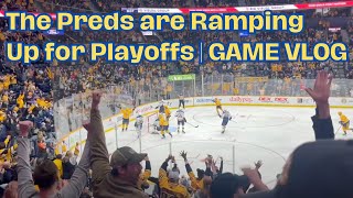 This Arena Is Ready For The Playoffs | Going to the Preds vs Blues Game in Nashville