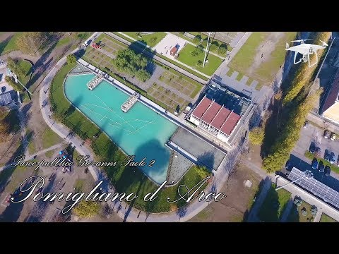 Pomigliano d'Arco (NA) - Villa comunale - Riprese aeree con il drone