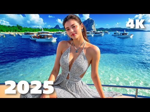 Relaxing Summer Vibes 2025 Best Tropical Beach Music Mix In 4K UHD For TV XDeep Music