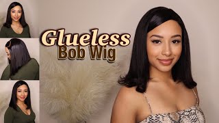 *NEW SWOOP BANG BOB ALERT*| QUICK GLUELESS INSTALL| FT LUVME HAIR