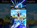 Goku and Vegeta Into Gogeta 😈 - mujeriego #goku #dbz #db #anime #animeshorts #dragonballz #dbsuper