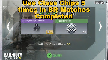 How to Use Class Chips 5 times in BR Matches