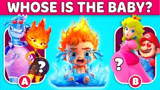 Guess the Elamental 2023 Characters by Their Voice? | Guess the Baby Elemental? | Tiny Book