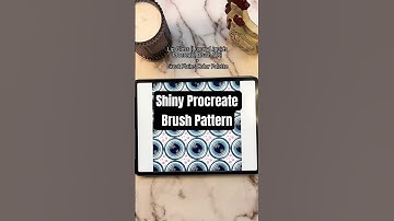 Realistically Glossy Procreate Brush Pattern #procreate #procreateart #procreatetutorials