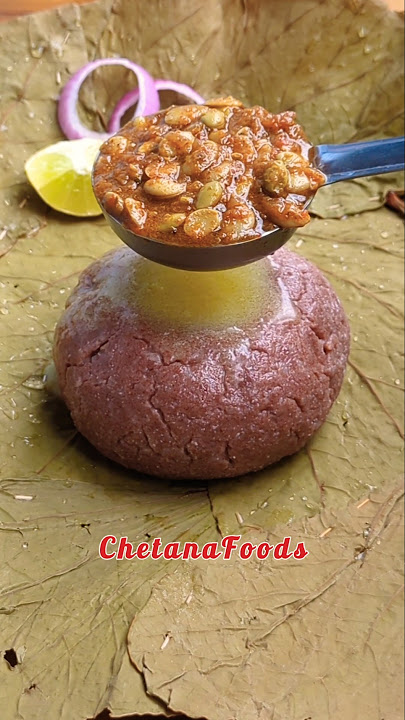 రాయలసీమ రాగి సంగటి | పితికి పప్పు కూర🤤 ఎవరికి ఇష్టం epic combo?🤔 Ragi Sangati | Pithiki Pappu Kura