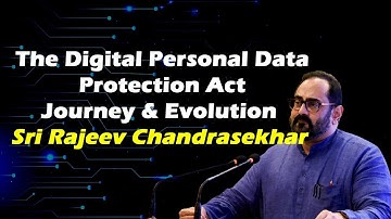 The Digital Personal Data Protection Act Journey & Evolution | Rajeev Chandrasekhar at Sansad Dhvani
