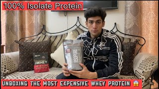 Unboxing Most expensive whey protein of all time ! Isopure whey protein review