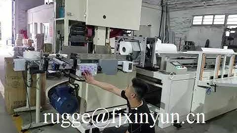 Automatic small bobbin paper maxi roll cutting machine