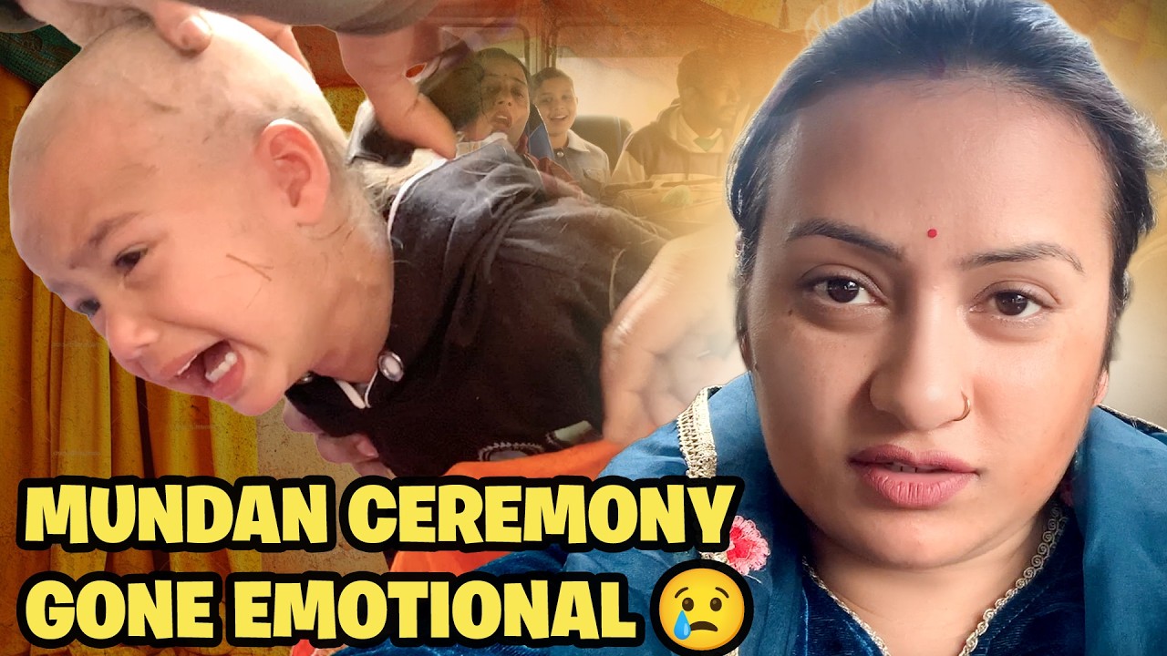 Sourya Ka Pehla Mundan 🥺 | Itna Roya Ki Dil Pighal Gaya | Himachal Vlog