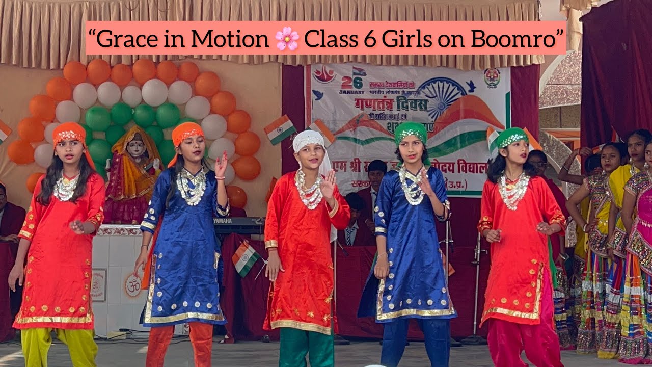 Class 6 Girls Mesmerizing Dance on “Boomro” | Cultural Performance at JNV #trendingnow 