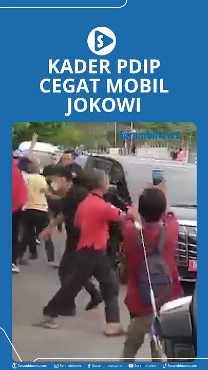Kader PDIP Cegat Mobil Jokowi