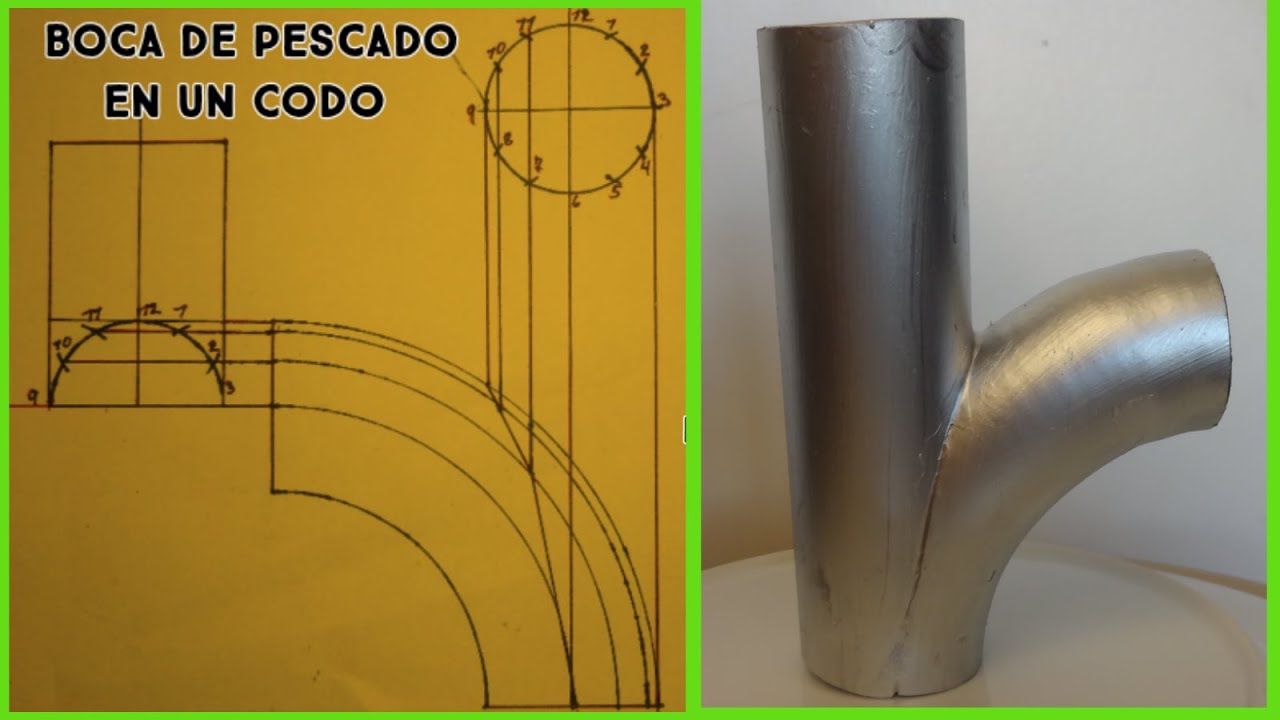 🤔COMO HACER UNA BOCA DE PESCADO EN UN CODO😁BOTA DE TUBERÍAS 😃