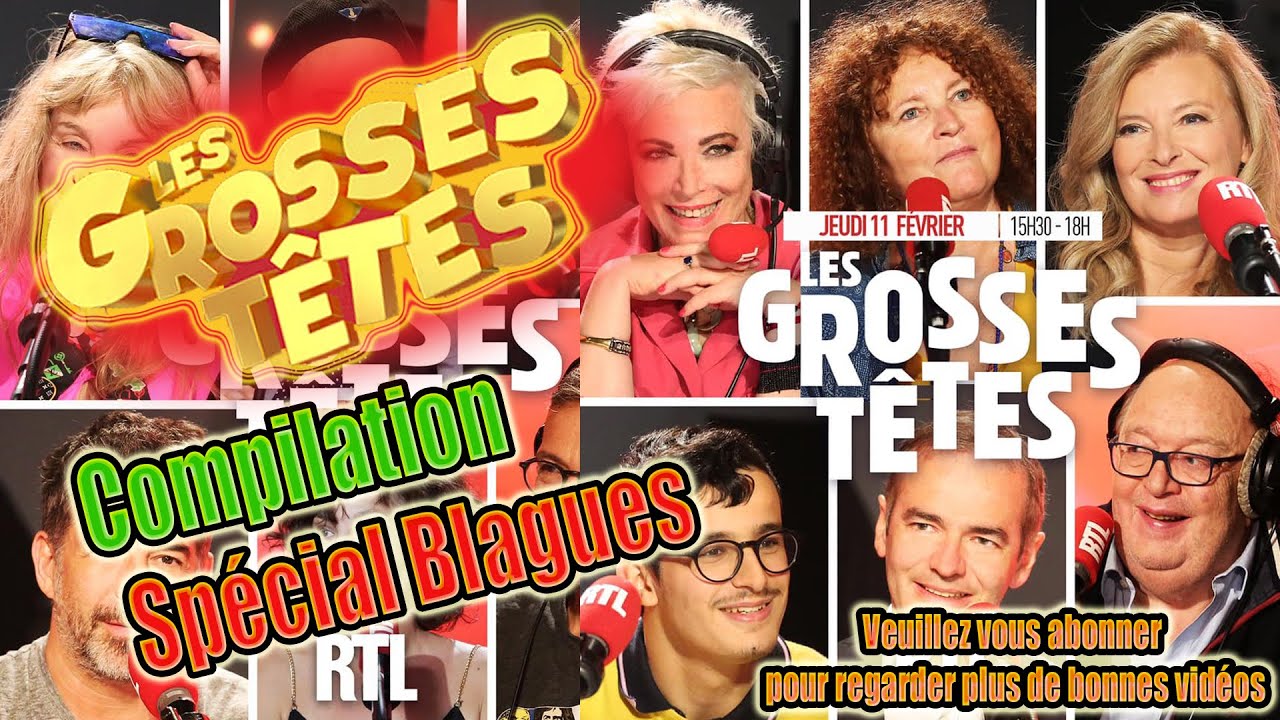 😎 Compilation Blagues Drôles, Le Best of des Grosses Têtes du samedi 24 octobre 2020