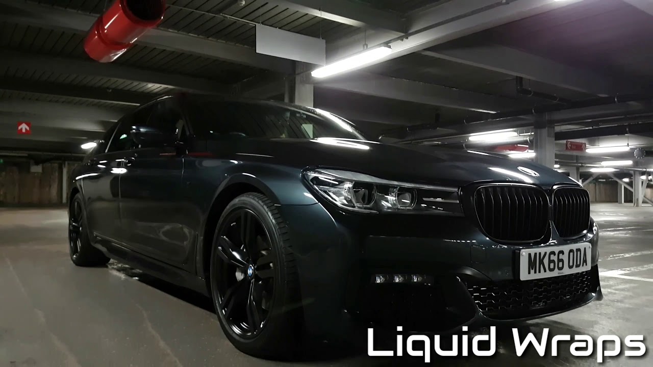 Liquid Wraps Bmw 7 Series G11 De Chromed Blacked Out Plasti Dip Youtube