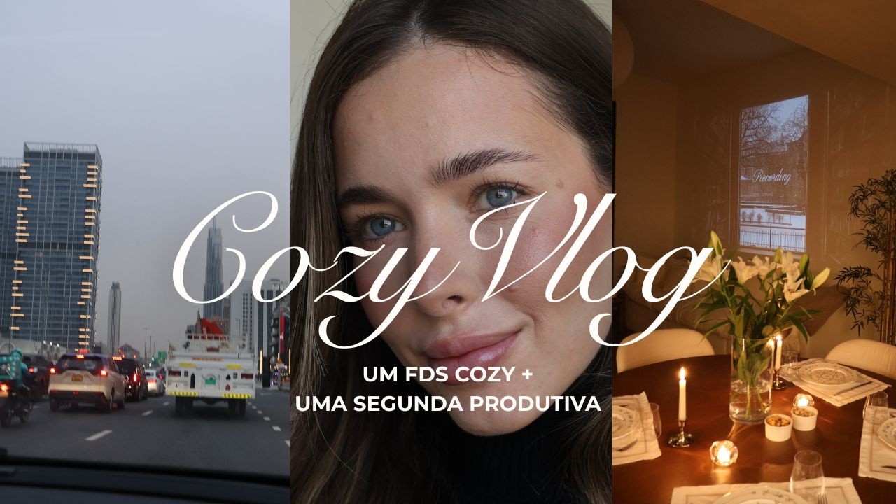 cozy vlog: um fds de descanso + uma segunda produtiva