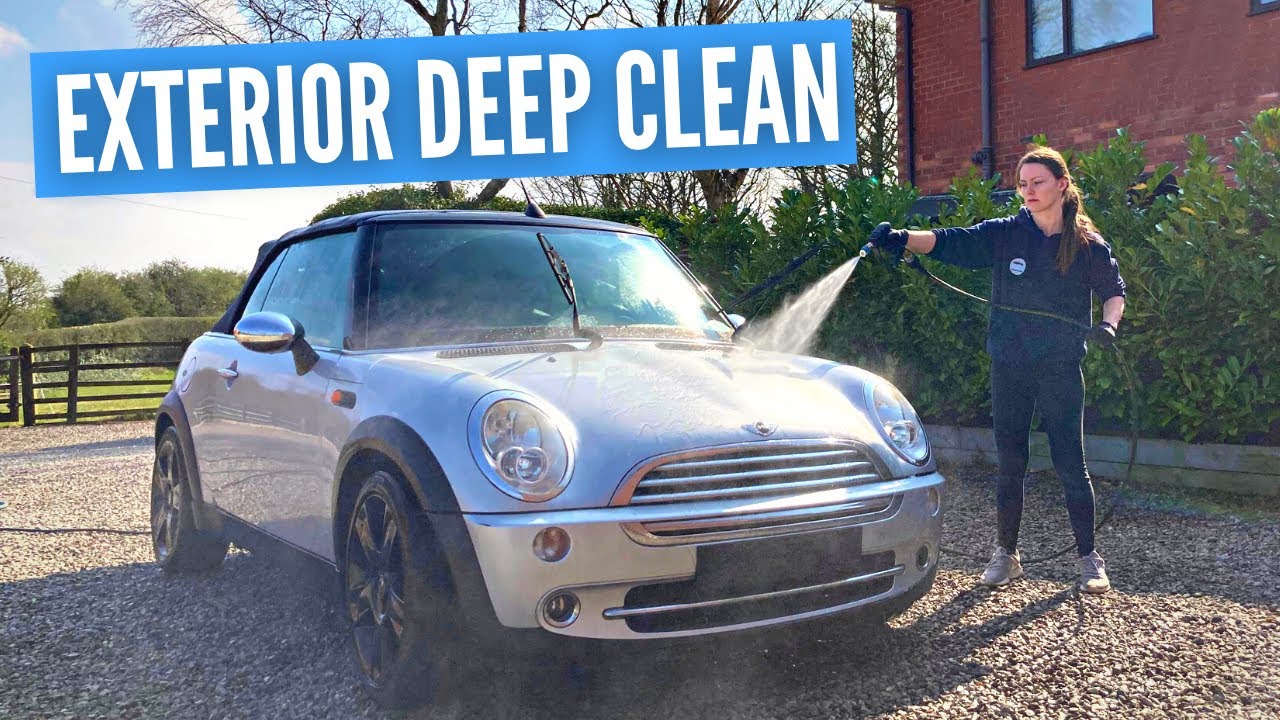 Mini Convertible Deep Clean | Exterior Wash and Protection