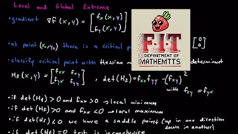 Local & Global Extrema in: Multivariable Calculus, Intro, Series Part 5