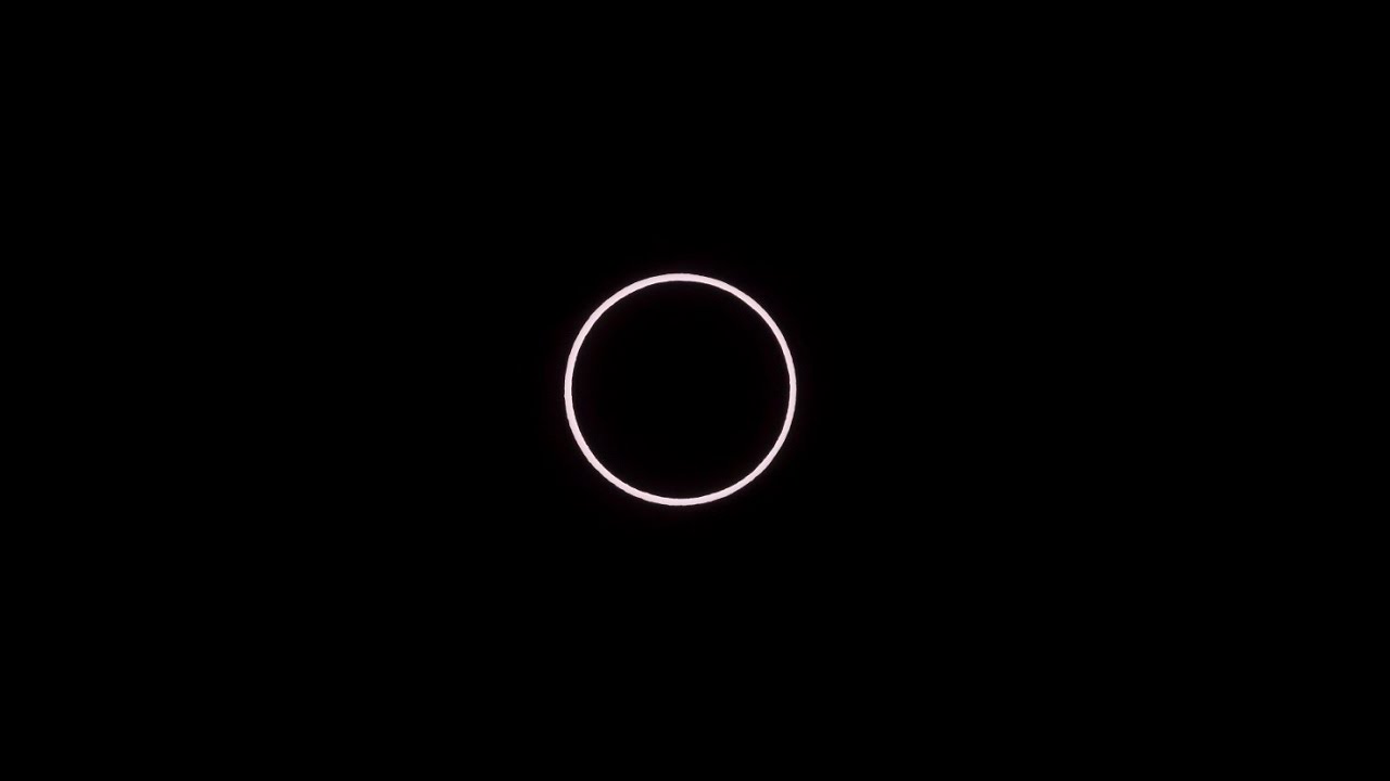 Annular Solar Eclipse Timelapse 4K - YouTube