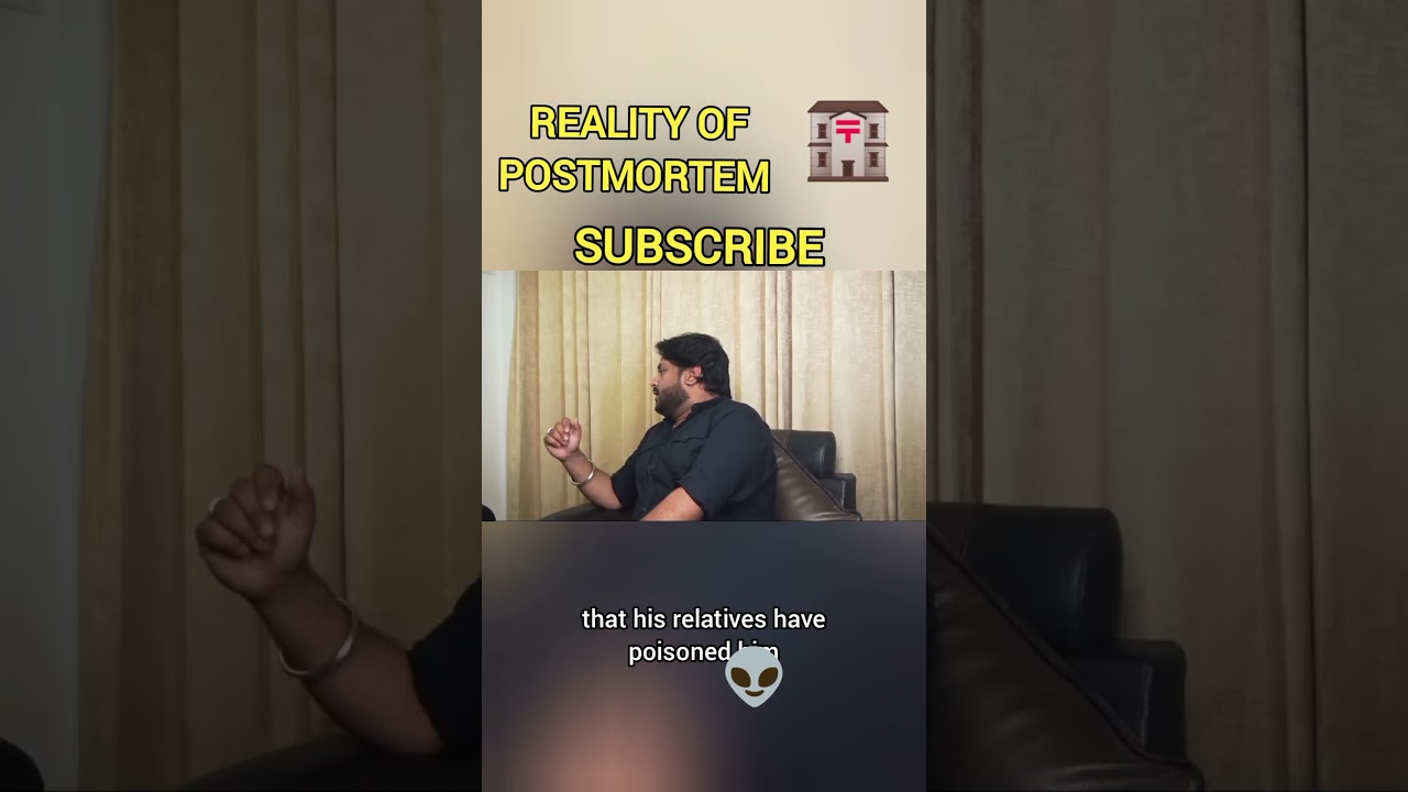 Dark reality of ☠️postmortem 🏣