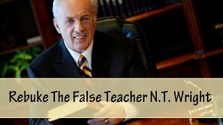 John MacArthur Rebukes false teacher N.T. Wright