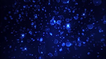 Blue Particles Background Stock Motion Graphics