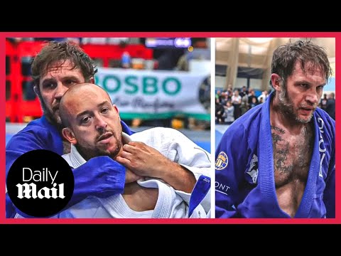 Tom hardy stuns fans as he enters jiu jitsu competition and wins gold