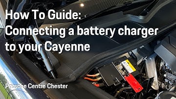 How To Guide: Connecting a battery charger to your Cayenne