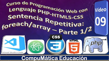 🆔09. Programación Web con PHP Estructura Repetitiva foreach - array + Explicado