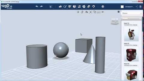123D Design   Creating your first objects
