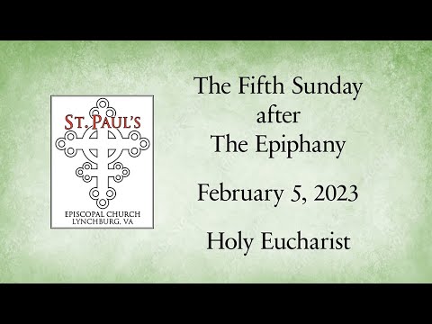 The Fifth Sunday after the Epiphany