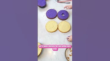 How To Make Checkerboard Cake!  #cake #cakedecorating #checkerboardpattern #cakelayers