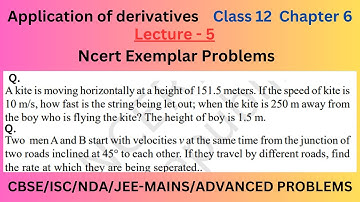 Ncert exemplar problems class 12 maths Ex-6.1| Application of derivatives|Chapter 6|#derivatives