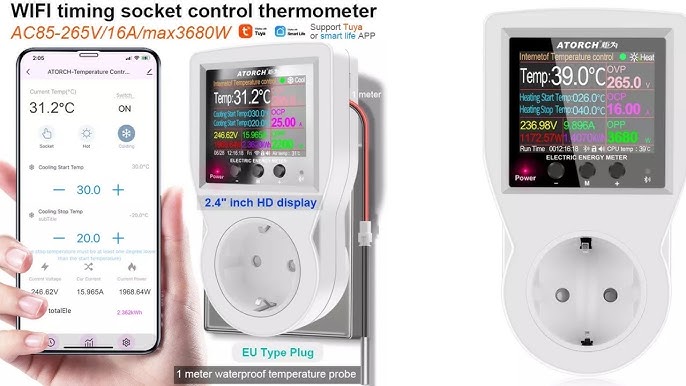 Smart Plug Wifi Socket Us 20a/16a10a Power Monitor Timing - Temu