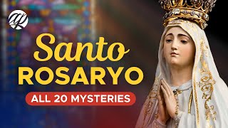 SANTO ROSARYO (All 20 Mysteries) • Tagalog Holy Rosary (Complete)