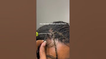 HOW I RETIGHTEN MY MICRO LOCS ✨#microlocs #locstyles #locs #locjourney #hair #microlocsjourney #twa