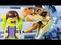 LEGO City Time Travel STOP MOTION LEGO Jurassic World: T-Rex Attack| LEGO City | By Billy Bricks