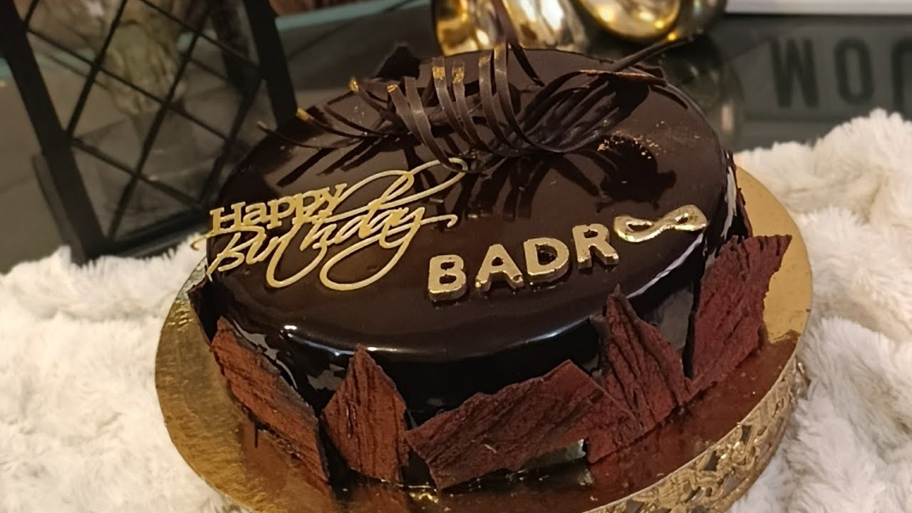 كلاصاج احترافي غينفعكم فحلوياتكم glacage miroir noir