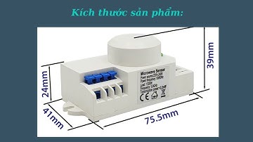 Công tắc cảm ứng radar vi sóng TTMTam tt22424 n06624 1631