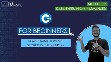 How Characters are Stored in the Memory