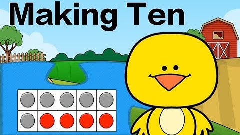 Making 10 With Ten Frame Puzzle: On the Farm Math Brain Break