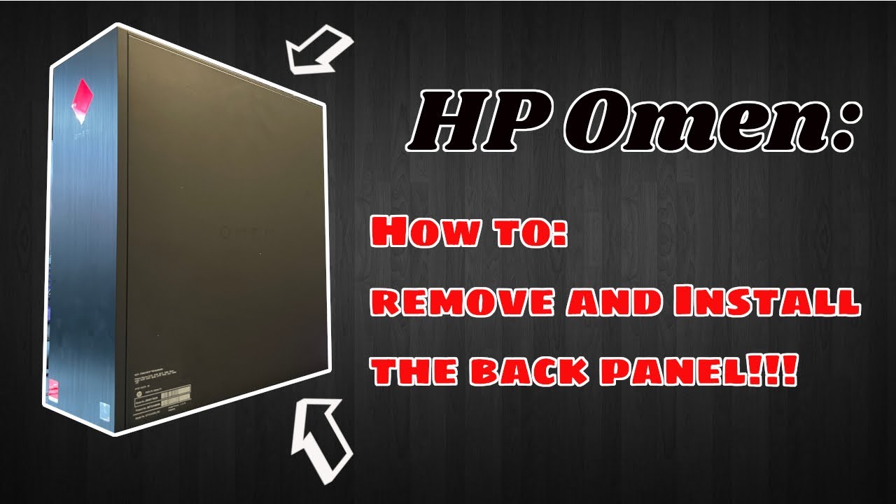 HP Omen 25L / 30L Case Swap! Tutorial! Walkthrough and Results ...