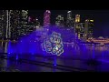 Singapore spectra full light show at the marina bay