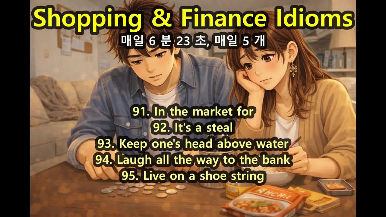 Shopping and Finance Idioms 100: #91 - #95