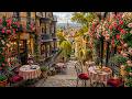 Smooth Jazz Instrumental Music at Cozy Coffee Shop Ambience 🌿 Soft Spring Jazz Music for Work, Study